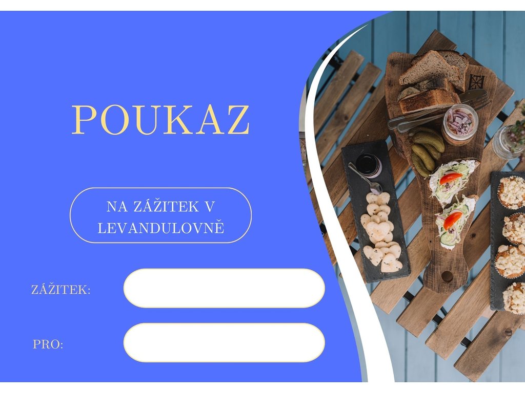 Piknik v levandulovém poli pro dva